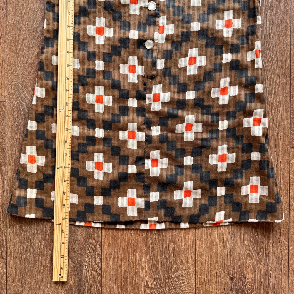 60s Mod Dagger Collar Mini Dress - Picture 9 of 9